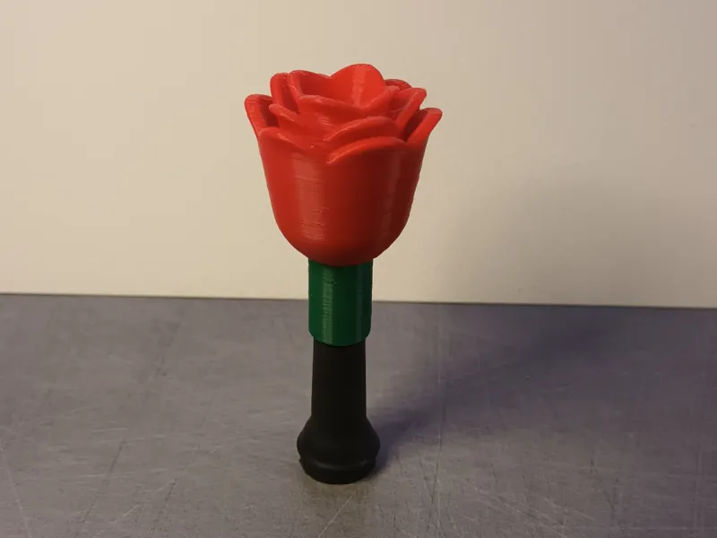 Rose valve cap