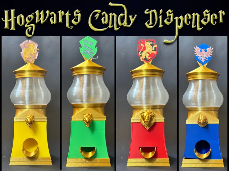 Hogwarts Candy Dispenser - Choose your House!