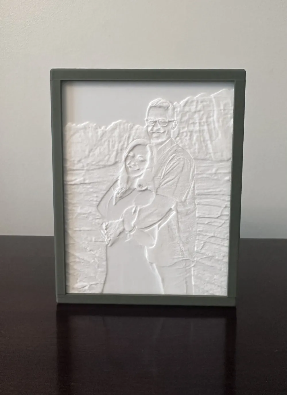 Light Diffuser For Photo Frame 120x156 Lithophane Photo Frame + Light Diffuser - Free 3D Print Model ...