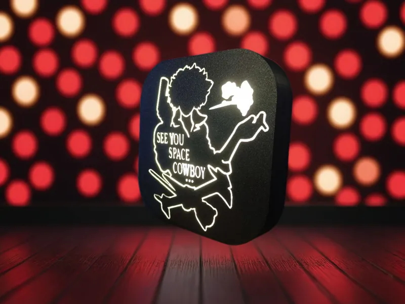 Cowboy bebop Led Lamp