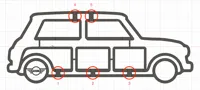 Wall Shelf Mounting brackets - for wall hanging and LEDs