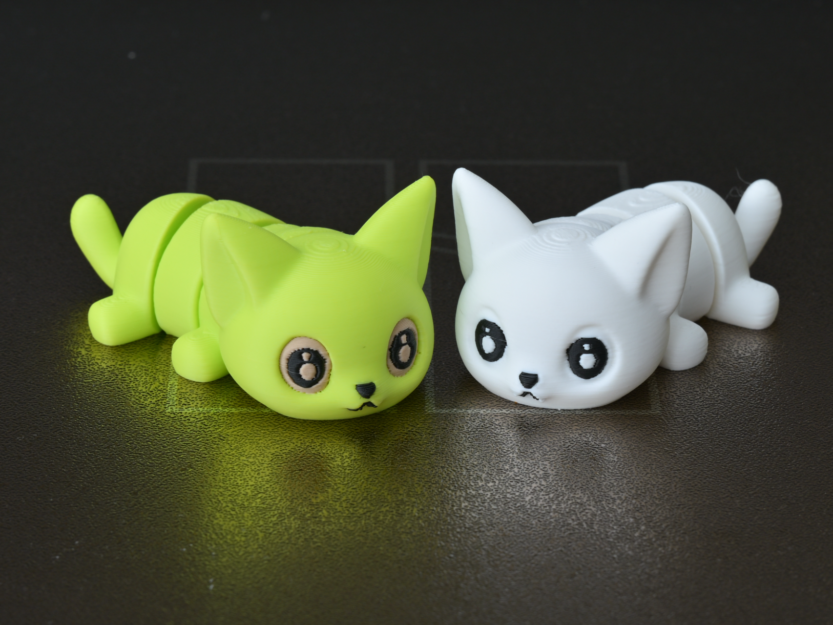Miniatura 1 do modelo 3D 活动可爱小猫（可钥匙扣）