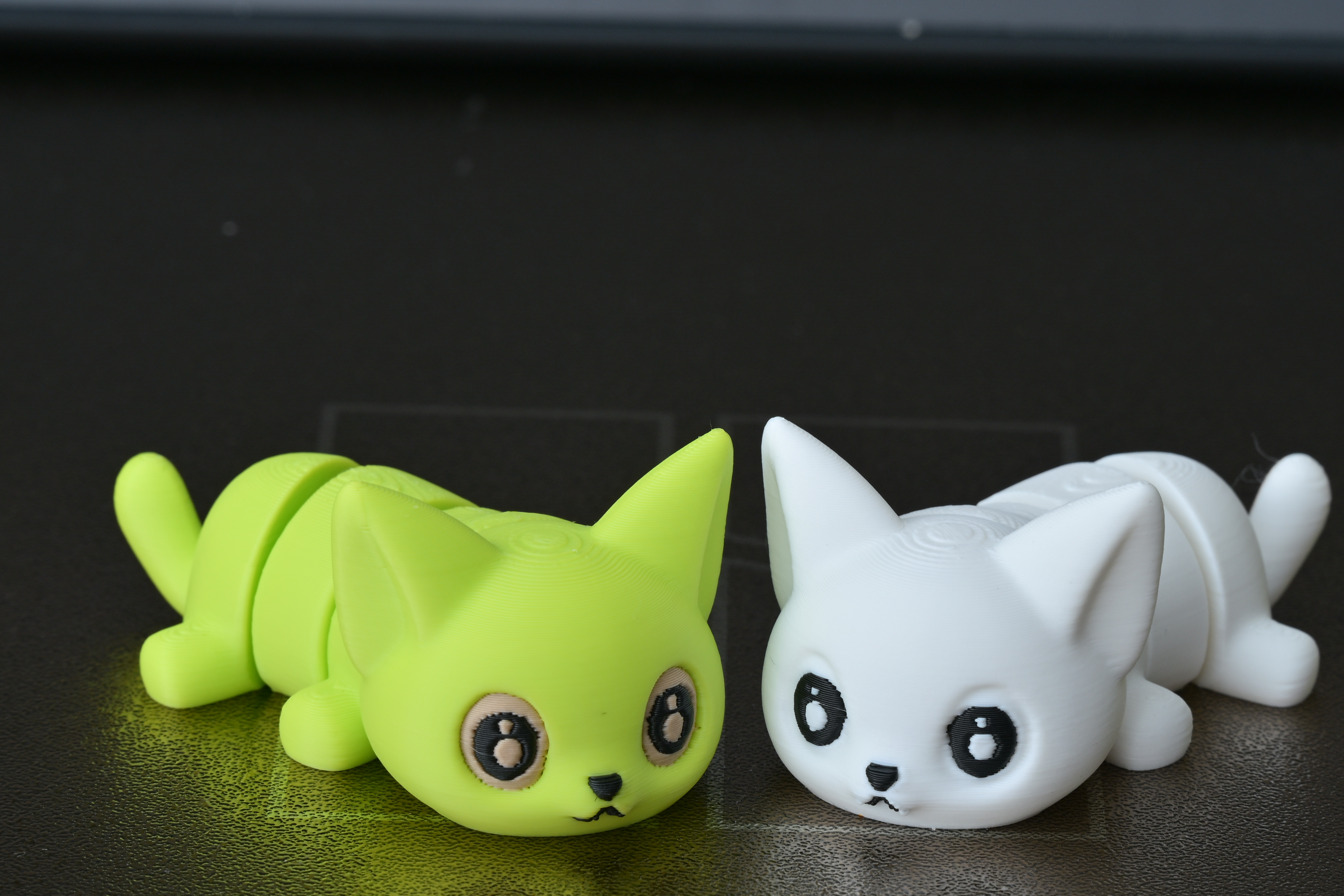 Miniatura 2 do modelo 3D 活动可爱小猫（可钥匙扣）