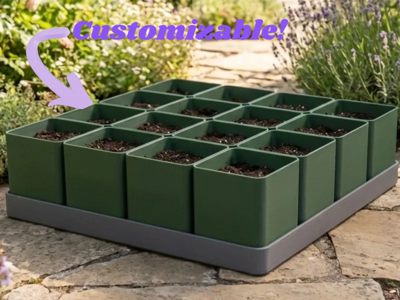 Customizable Plant Starter Pot