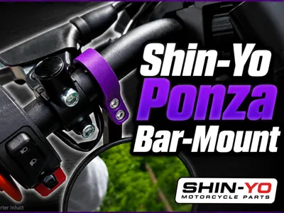 Motorcycle Mirror - Shin-Yo "Ponza" Mount