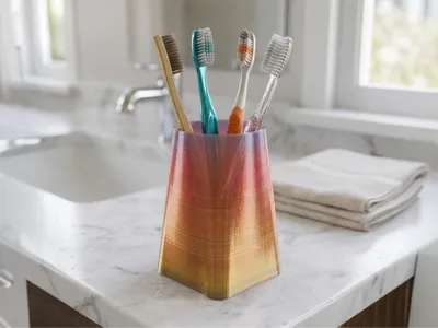 Solaris / Tooth Brush Holder / Flower / Penholder
