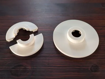 Pipe Collar - 15 mm Escutcheon - Rosette for Wall