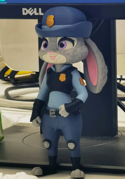 Miniatura 1 do modelo 3D 疯狂动物城尼克朱迪盖瑞蛇全分件