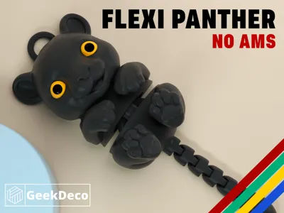 Flexi Panther | NO AMS | Keychain