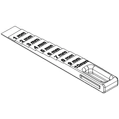 Messkeil 1-10 mm