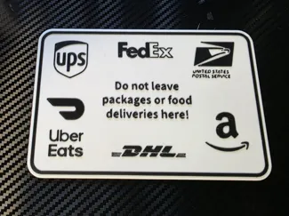Deliveries Notice
