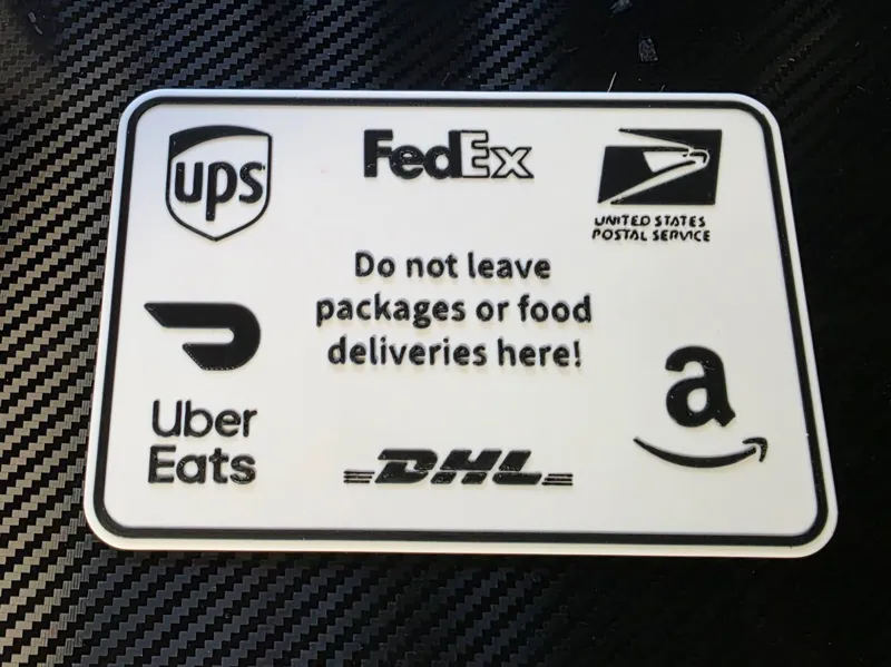 Deliveries Notice