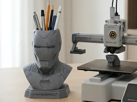 Soporte: Portapenne Iron Man — referencia de MakerWorld
