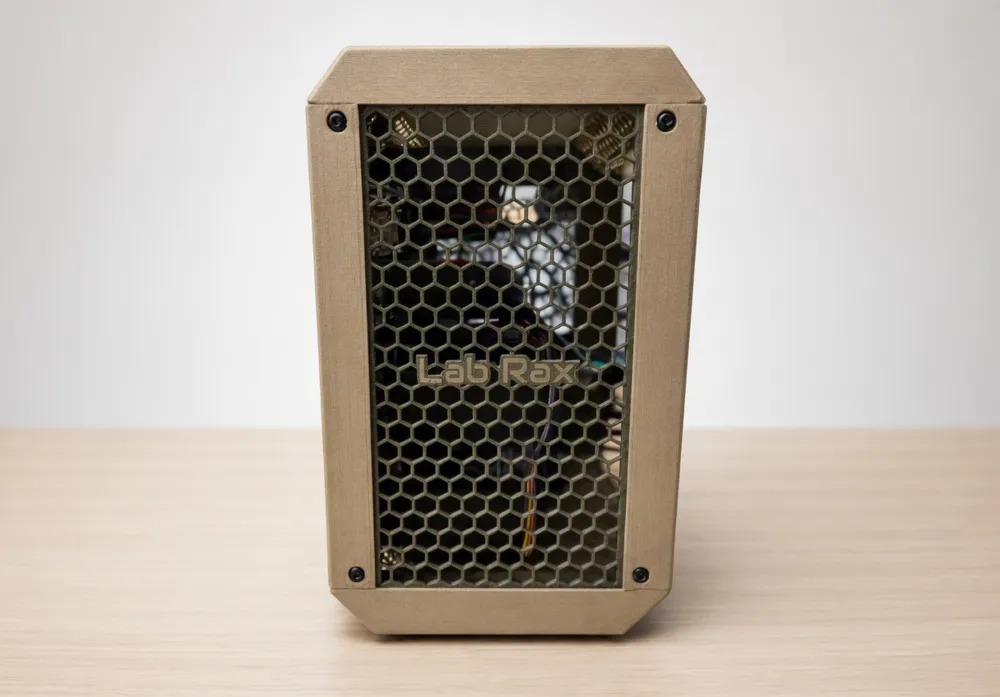 Lab Rax 7 Inch Display Mini Lab Rax 7U rails and side panels - Free 3D Print Model - MakerWorld