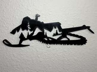 Polaris Snowmobile Wall Art