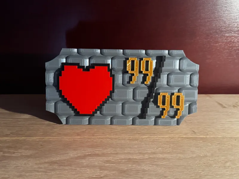 OldSchool RuneScape 99 Hitpoints Plaque V3