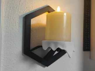 Wand Kerzenlichthalter