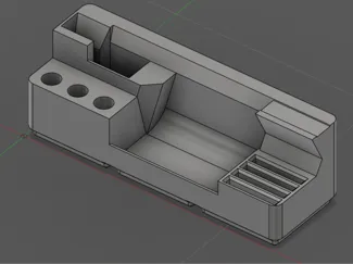 Gridfinity caliper holder 1x3 (desk organizer)