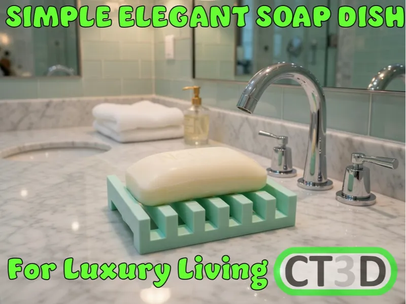 Simple Elegant Minimalistic Soap Dish