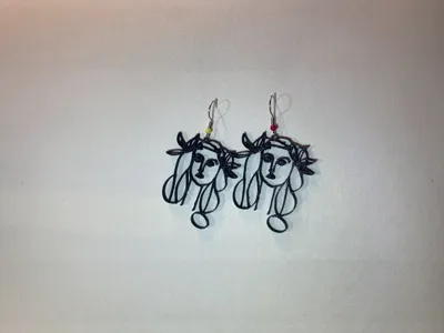 Picasso War and Peace Earrings Wall Decor