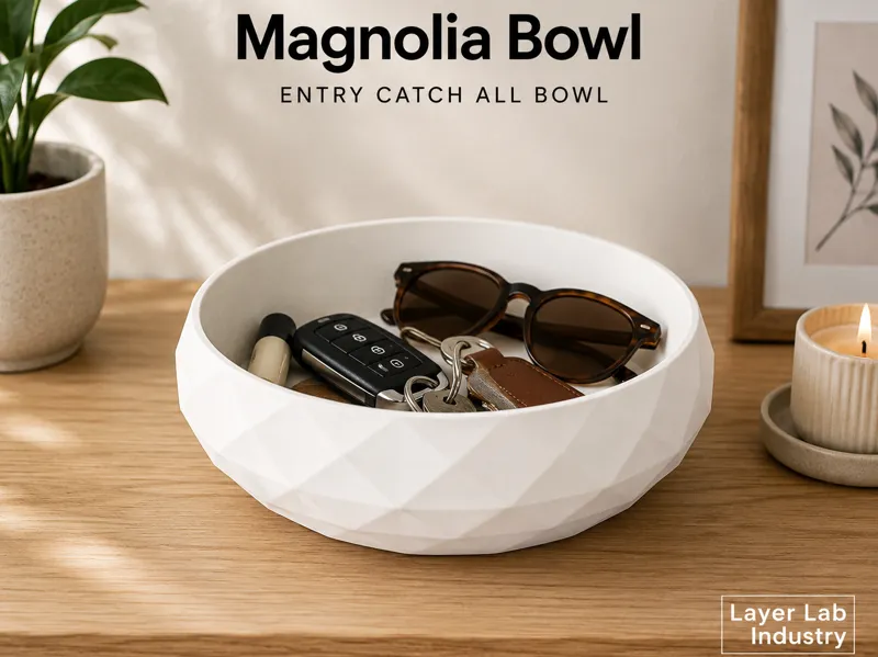 Modern Geometric Catch All Bowl | Entryway Bowl