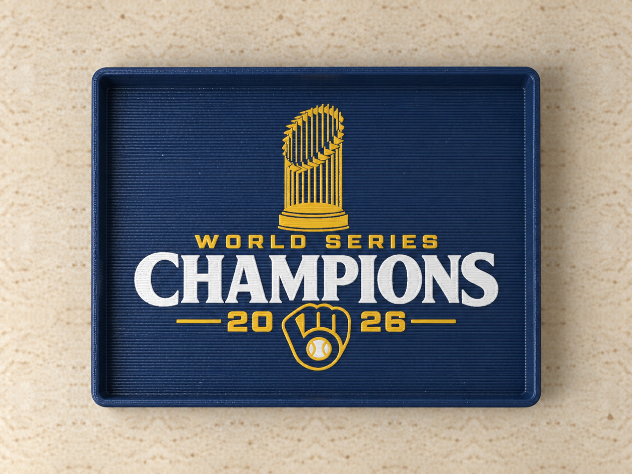 Milwaukee Brewers - World Series Champions Tray - 1