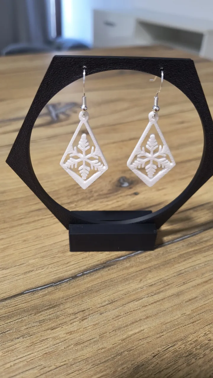 Snowflake earrings set 1 (sell it!) view 2