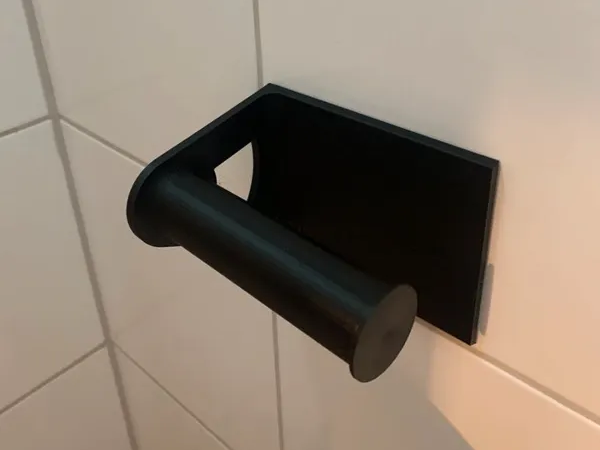 Toilet Paper Holder without Drilling or Screws