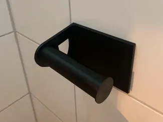 Toilet Paper Holder without Drilling or Screws