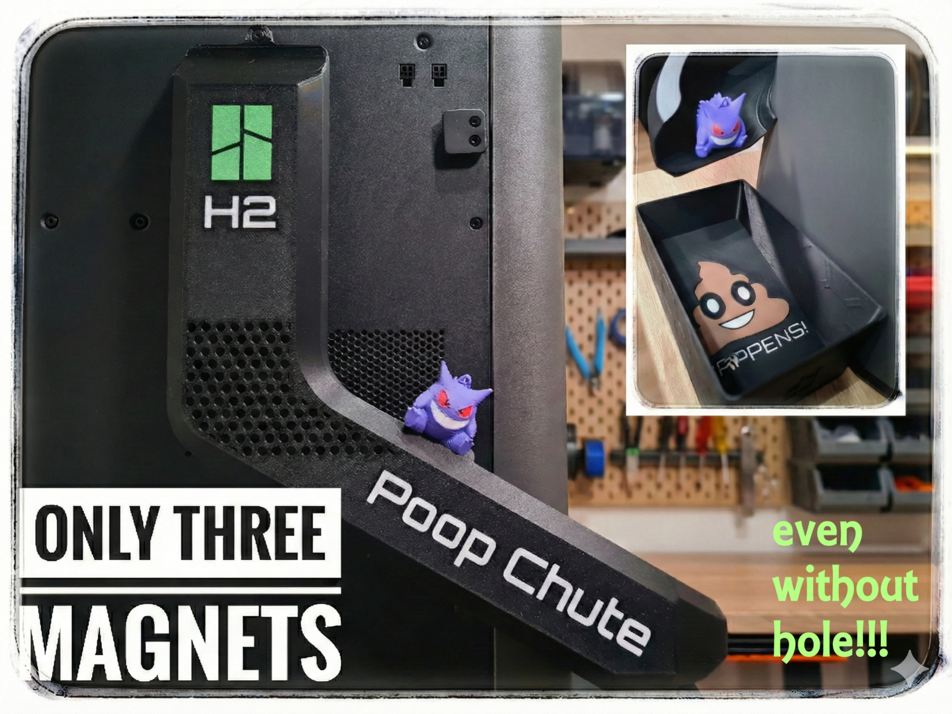 Poop Chute für H2C / H2D / H2S (mit Box)