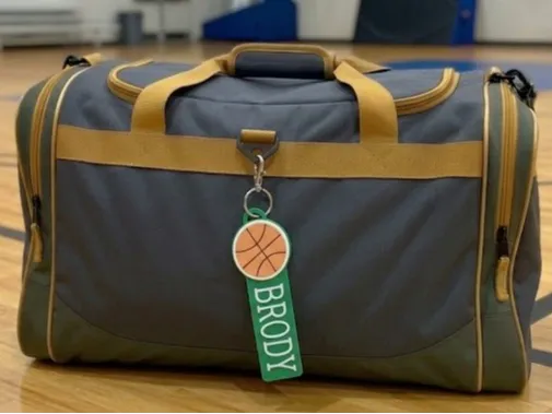 Basketball Bag Tags