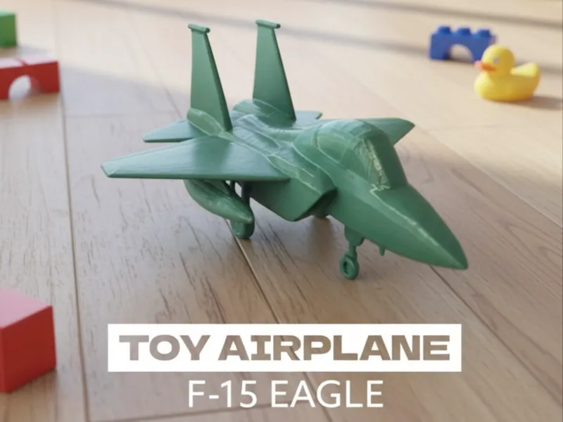 Toy Airplane - F-15 Eagle