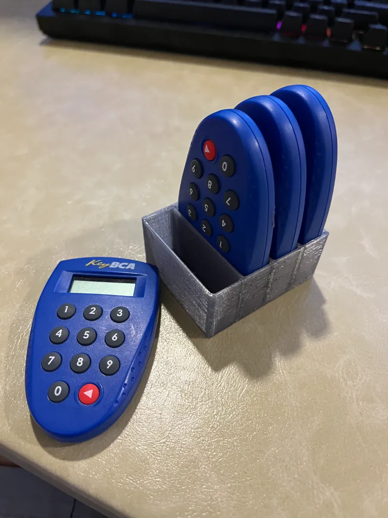 Bank Token Device Organizer 4 Slot
