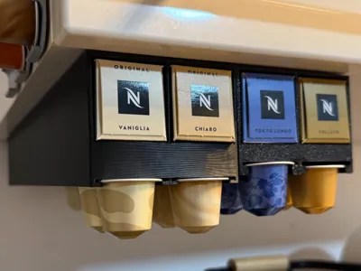 Nespresso Capsule Rail + Loop Compartment