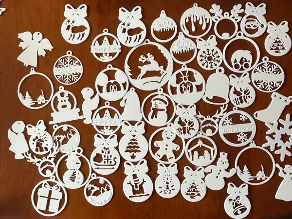 54 décorations pour sapin de Noël