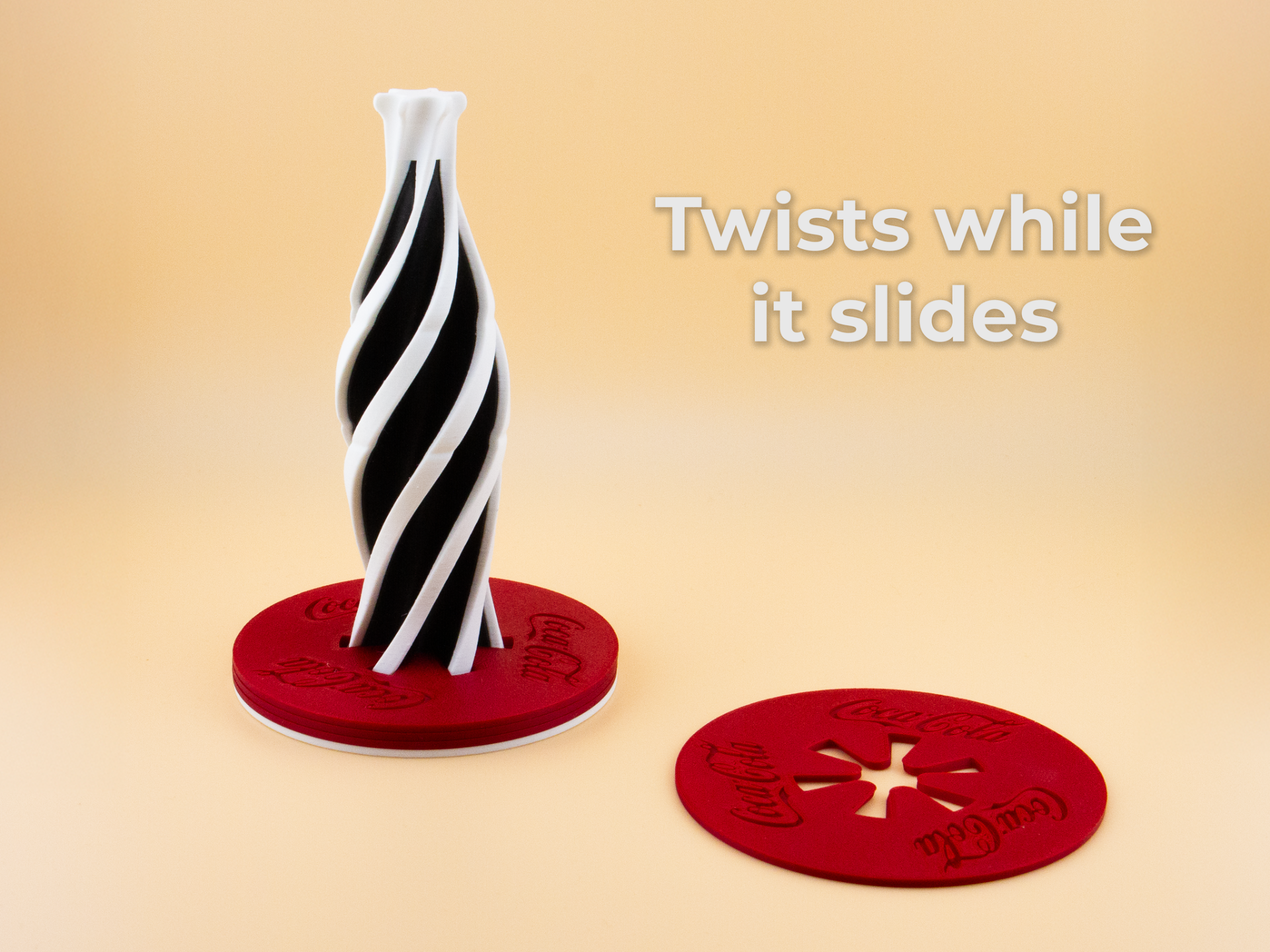 Spiral Soda Coaster