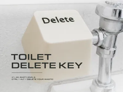 Toilet Delete Key