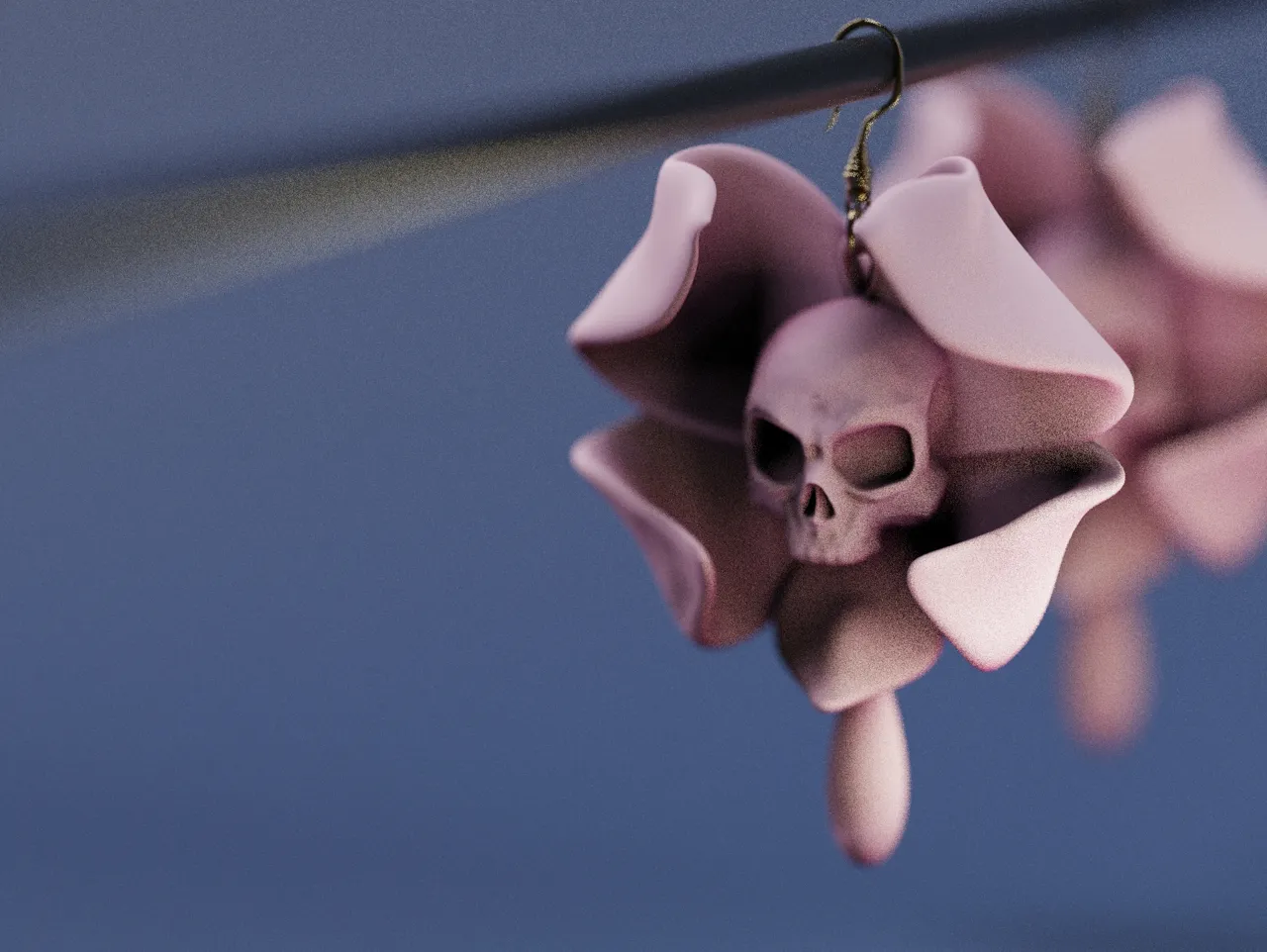 Dead Lily Dangling Earrings view 2