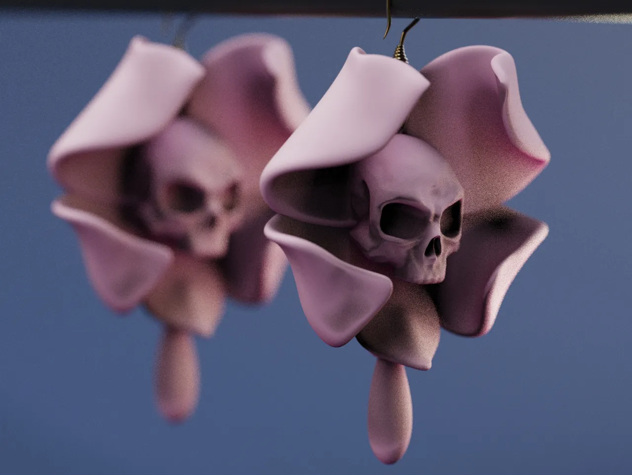 Dead Lily Dangling Earrings view 4