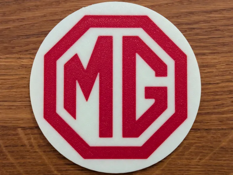 MG drinks coaster