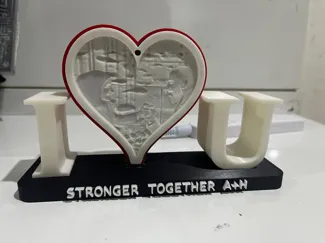 I LOVE YOU WITH PICTURE STAND