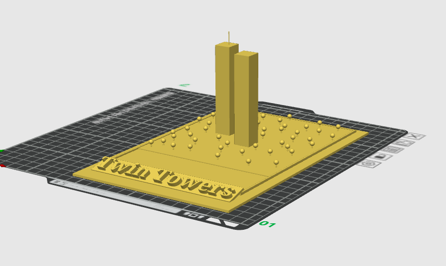 Miniatura 2 do modelo 3D twin towers