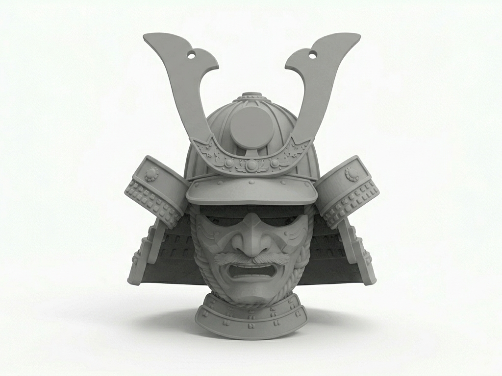 Samurai helmet Kabuto with mask