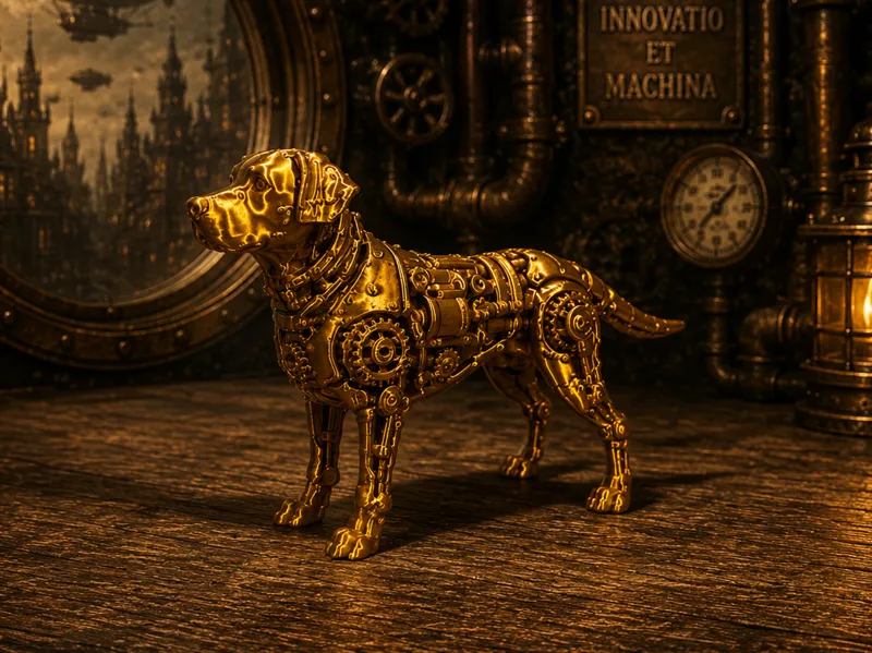 Labrador Retriever - Steampunk - Animal - Dog