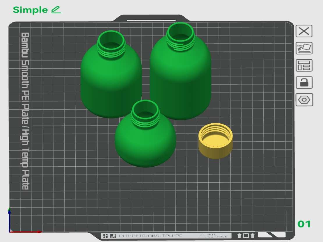 Cute Simple Bottles
