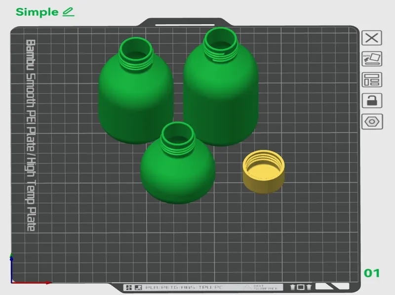 Cute Simple Bottles