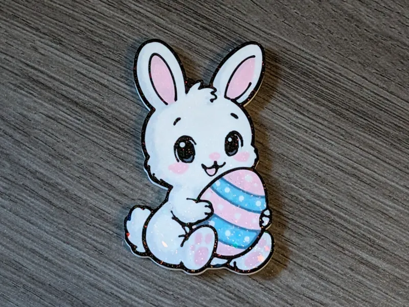 Easter Bunny - Refrigerator Magnet