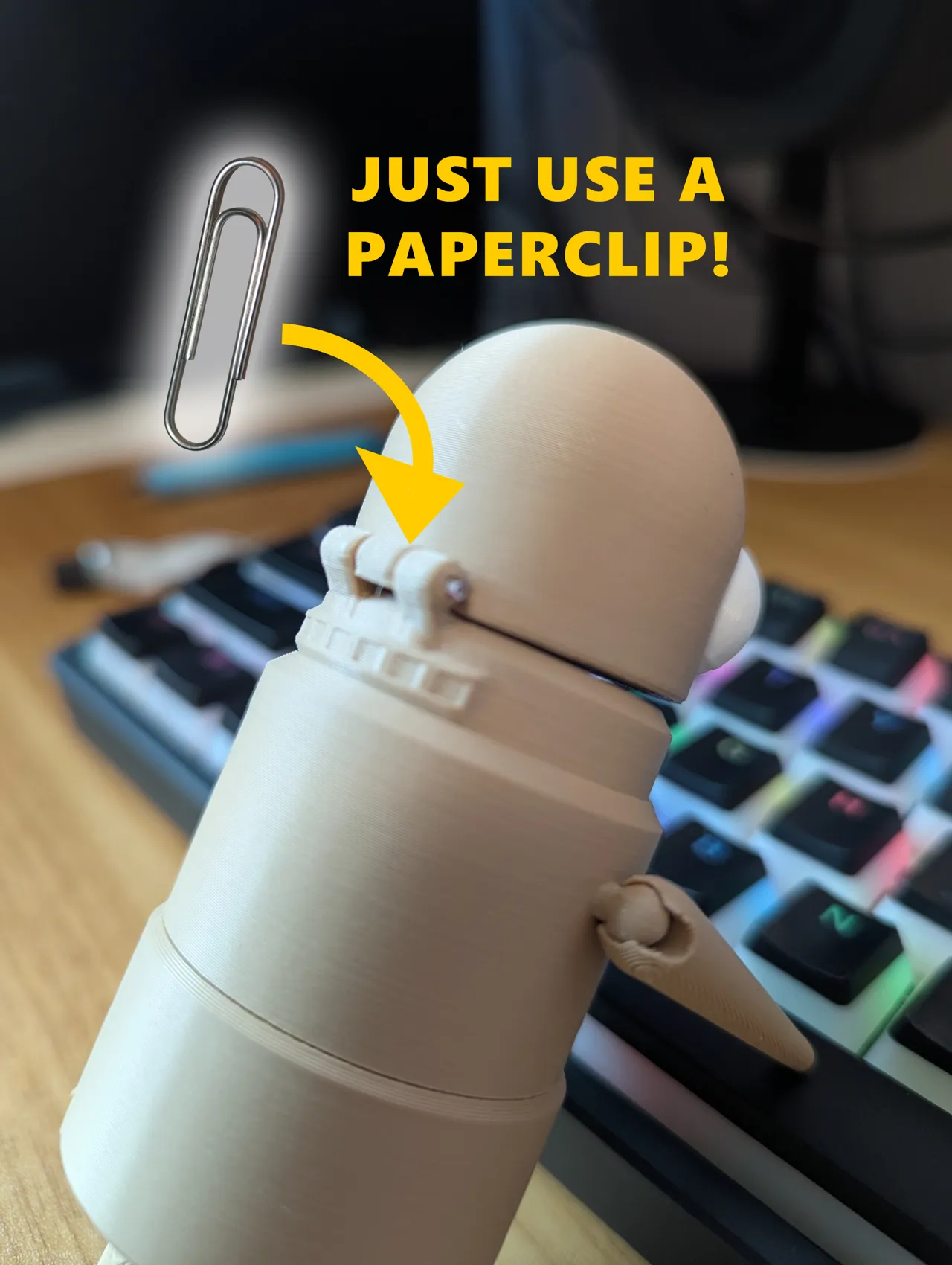 REPO ROBOT- posable and disposable view 2