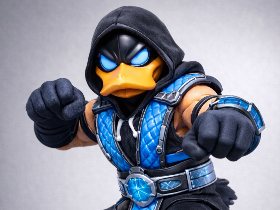 Duffy Duck Style Sub Zero Mortal Kombat Style
