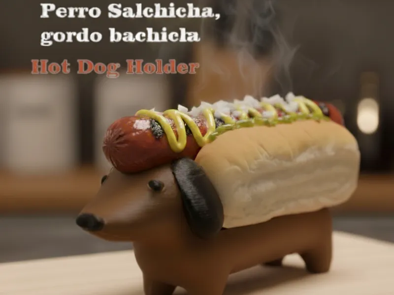 Perro Salchicha portapanchos - HotDog Holder